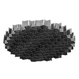 indigo-grille nid d\'abeille noir (tr29605)