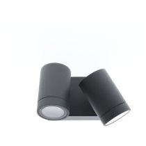 indigo-gunzy 2 s 2x8w 2x760lm 3000k 38° ip55 anthracite (ou18624)