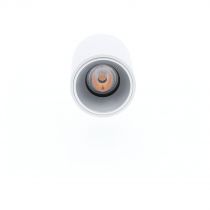 indigo-happy 1 7w 3000k 600lm 40° dim blanc mat - argent (wa238ww53)