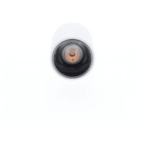 indigo-happy 1 7w 3000k 600lm 40° dim blanc mat - chrome noir (wa238ww22)