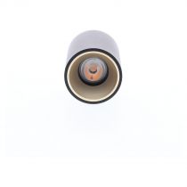 indigo-happy 1 7w 3000k 600lm 40° dim noir mat - champagne (wa238ww08)