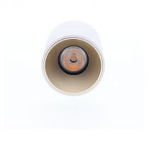 indigo-happy 2 13w 3000k 1155lm 40° dim blanc mat - champagne (wa239ww49)