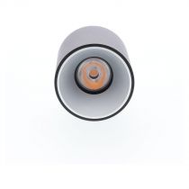 indigo-happy 2 13w 3000k 1155lm 40° dim noir mat - argent (wa239ww17)