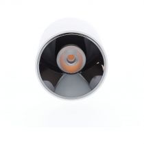 indigo-happy 3 18w 3000k 1570lm 40° dim blanc mat - chrome noir (wa240ww22)