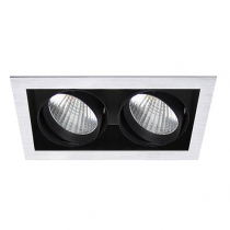 indigo-iza sx 2x26w 2x2350lm 3000k 30° métal (do235ww20)
