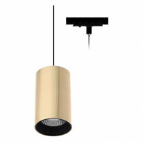 indigo-jack tp 10w 1120lm 38° noir mat - laiton (tr41713)