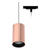 indigo-jack tp 10w 1120lm 38° noir mat - or rose (tr41706)