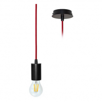 indigo-jany 2 e27 max40w led/cla/eco noir mat (su12405)
