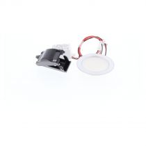 indigo-kaci r-b 3w 350lm 3000k 100° ip44 aluminium brossé (kc211r25)