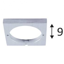 indigo-kaci s-b base carree aluminium brossé (basekc211s25)