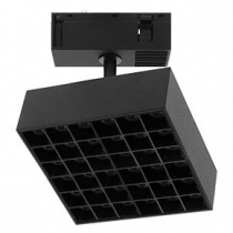 indigo-karo 3 25w 3000k 3000lm 30° noir mat (tr362ww05)