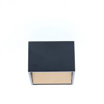 indigo-kava 5w 500lm 3000k dim noir mat - doré (wa209ww18)