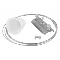 indigo-kit suspension l:200cm blanc (tr17631)