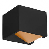 indigo-kupa 3,5w 360lm 3000k noir mat - doré (wa168ww18)