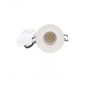 indigo-lary rd 9w 1050lm 3000k 38° ip65 dim blanc mat (do442ww30)