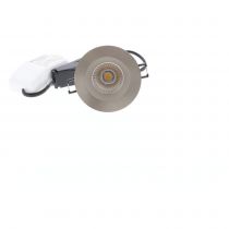 indigo-lary rd 9w 1050lm 3000k 38° ip65 dim nickel satiné (do442ww21)