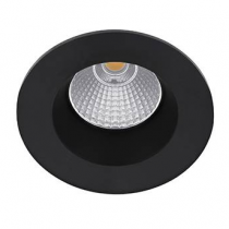 indigo-lary rd 9w 1050lm 3000k 38° ip65 dim noir mat (do442ww05)