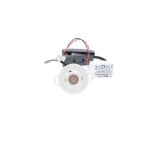 indigo-lasy rx 1w 100lm 3000k 24° ip44 blanc mat (do334ww30)