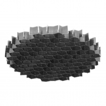 indigo-lima grille nid d\'abeille dia.83mm noir (tr32205)