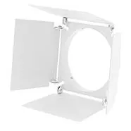 indigo-lima volet coupe flux dia.100mm blanc mat (tr38730)