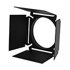 indigo-lima volet coupe flux dia.71mm noir mat (tr38505)