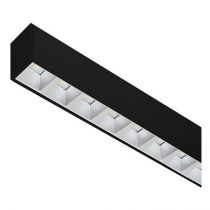 indigo-linear 1 c 38w 6625lm 75° noir mat - argent (cl10017)