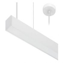 indigo-linear 2 p 21w-32w 75° blanc mat (cl10930)