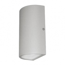 indigo-luxi 160 2x6w 2x450lm 3000k 80° ip54 gris argent (ou10312)