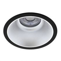 indigo-lyon 2 r 25w 3000lm 3000k 60° ip44 dali noir mat - argent (do539ww17da)