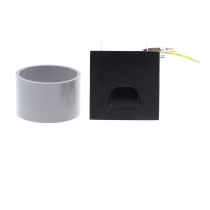 indigo-maka 4w 420lm 3000k  noir mat (wa174ww05)