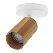indigo-okto 1 c gu10 max10w par16 blanc mat - or rose (wa23102)