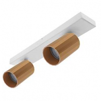 indigo-okto 2 c gu10 max 2x10w par16 blanc mat - or rose (wa23202)