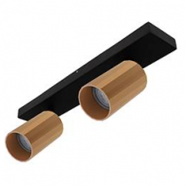 indigo-okto 2 c gu10 max 2x10w par16 noir mat - or rose (wa23206)