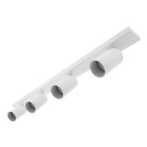 indigo-okto 4 c gu10 max 4x10w par16 blanc mat (wa23330)