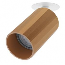 indigo-okto rx gu10 max10w par16 blanc mat - or rose (do51502)
