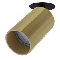 indigo-okto rx gu10 max10w par16 noir mat - champagne (do51508)