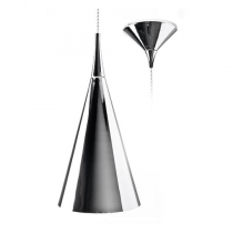 indigo-pyra 200 e27 max40w led/cla/eco chrome (ki00403)