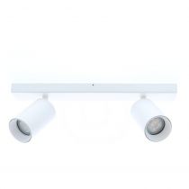 indigo-riva 2 gu10 max 2x10w par16 blanc mat (wa19930)