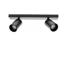 indigo-riva 2 gu10 max 2x10w par16 noir mat (wa19905)