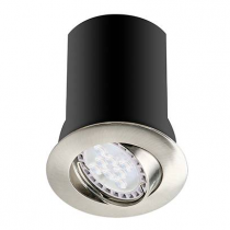 indigo-rt1014 rdx gu10 auto 5w 500lm 2700k dim nickel satine (do276ww21)