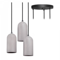 indigo-sandy 5 e27 max3x25w led/cla/eco ciment (su12156)