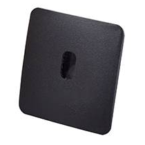 indigo-slit s 3w 180lm 4000k ip65 noir mat (ou15801)