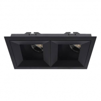 indigo-sora power 2x13w 4000k 50° dim noir mat (do407nw05)