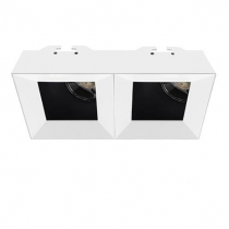 indigo-sora power trimless 2x13w 3000k 50° dali blanc mat (do410ww30da)