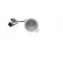 indigo-sweet rd 8w 600lm 2700k 60° dim blanc mat - argent (do448sw53)