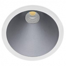indigo-sweet rd 8w 650lm 3000k 60° dim blanc mat - argent (do448ww53)