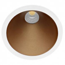indigo-sweet rd 8w 700lm 4000k 60° dim blanc mat - champagne (do448nw49)