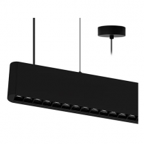 indigo-tomy 2 p 2x36w 4100+3800lm 36+100° noir mat (su15905)