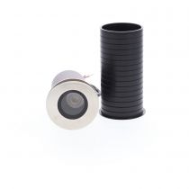 indigo-wally a 5w 3000k 195lm ip65 acier inoxydable (ou488ww16)
