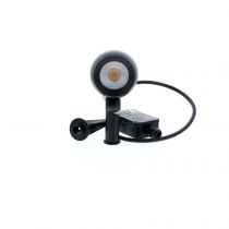 indigo-yuka 8w 1100lm 3000k 60° ip65 noir mat (ou497ww05)